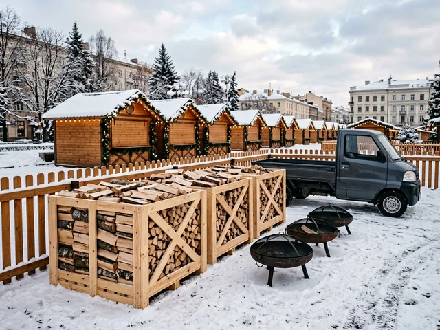Дрова для ярмарок и городских праздников в Нижнем Новгороде